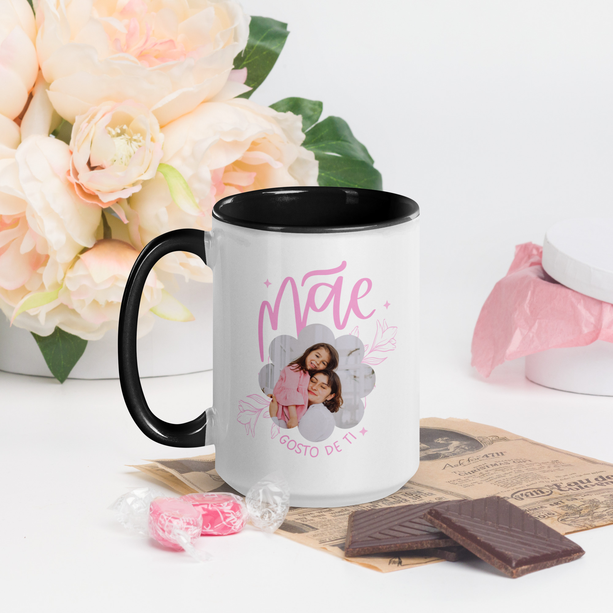 Caneca Personalizada "Mãe, Eu Gosto de Ti" - Image 3
