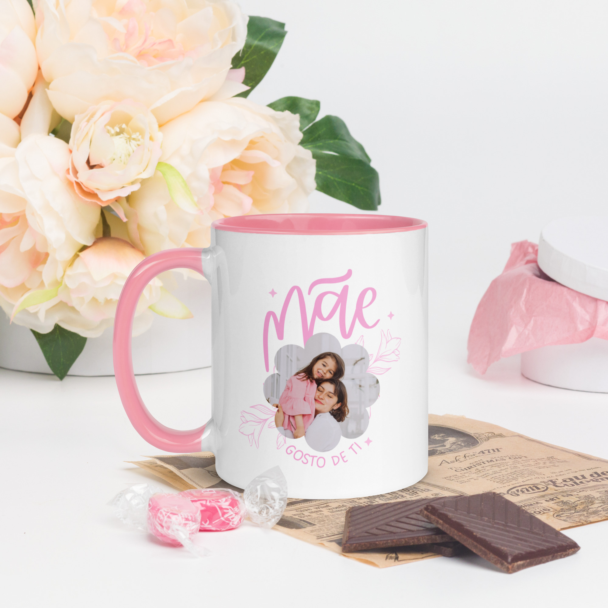 Caneca Personalizada "Mãe, Eu Gosto de Ti"