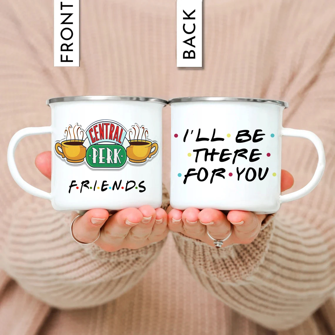 Caneca Personalizada Central Perk com Nome - Image 3
