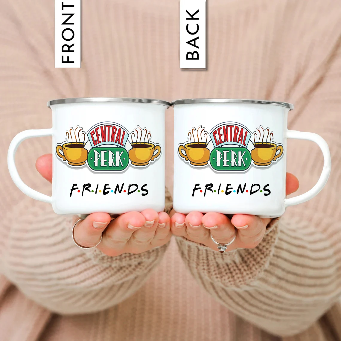Caneca Personalizada Central Perk com Nome - Image 2