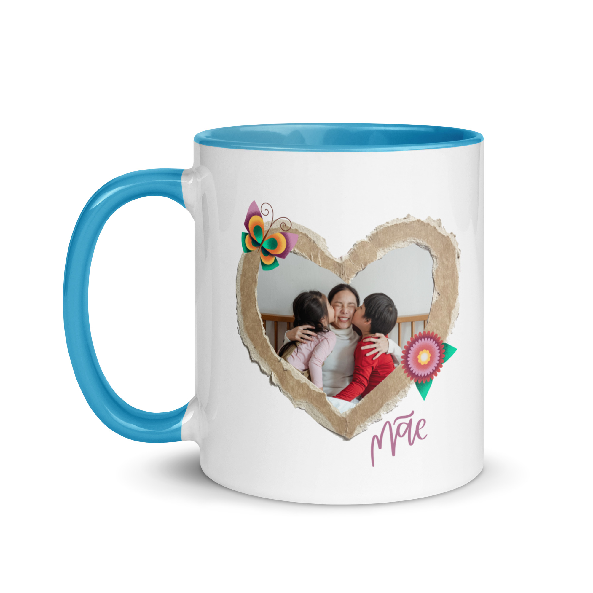 Surpreenda a sua mãe com uma caneca personalizada com foto e nome. Perfeita para o Dia da Mãe, esta caneca de cerâmica é um presente único e cheio de significado. Personalize já!
