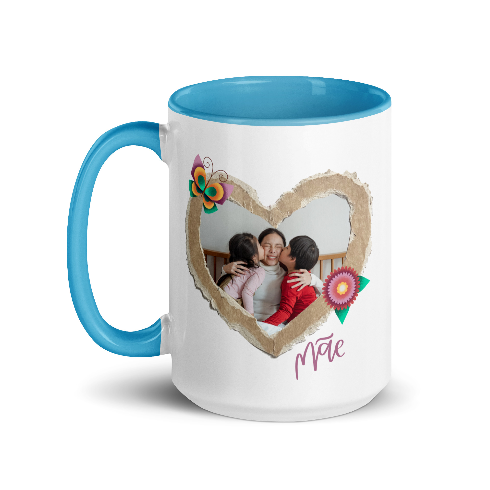 Surpreenda a sua mãe com uma caneca personalizada com foto e nome. Perfeita para o Dia da Mãe, esta caneca de cerâmica é um presente único e cheio de significado. Personalize já!