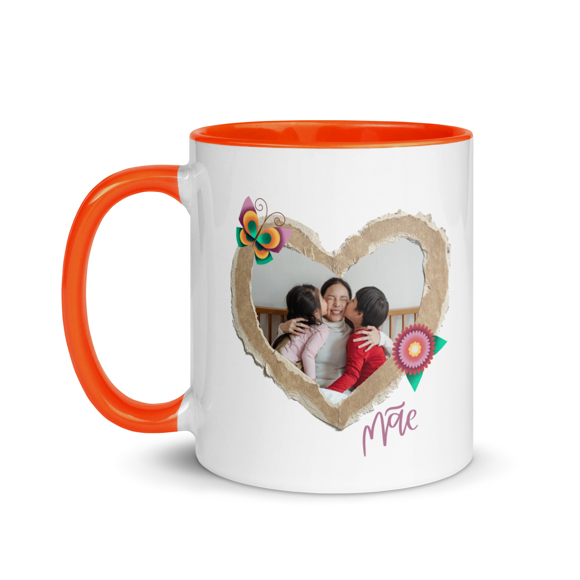 Surpreenda a sua mãe com uma caneca personalizada com foto e nome. Perfeita para o Dia da Mãe, esta caneca de cerâmica é um presente único e cheio de significado. Personalize já!