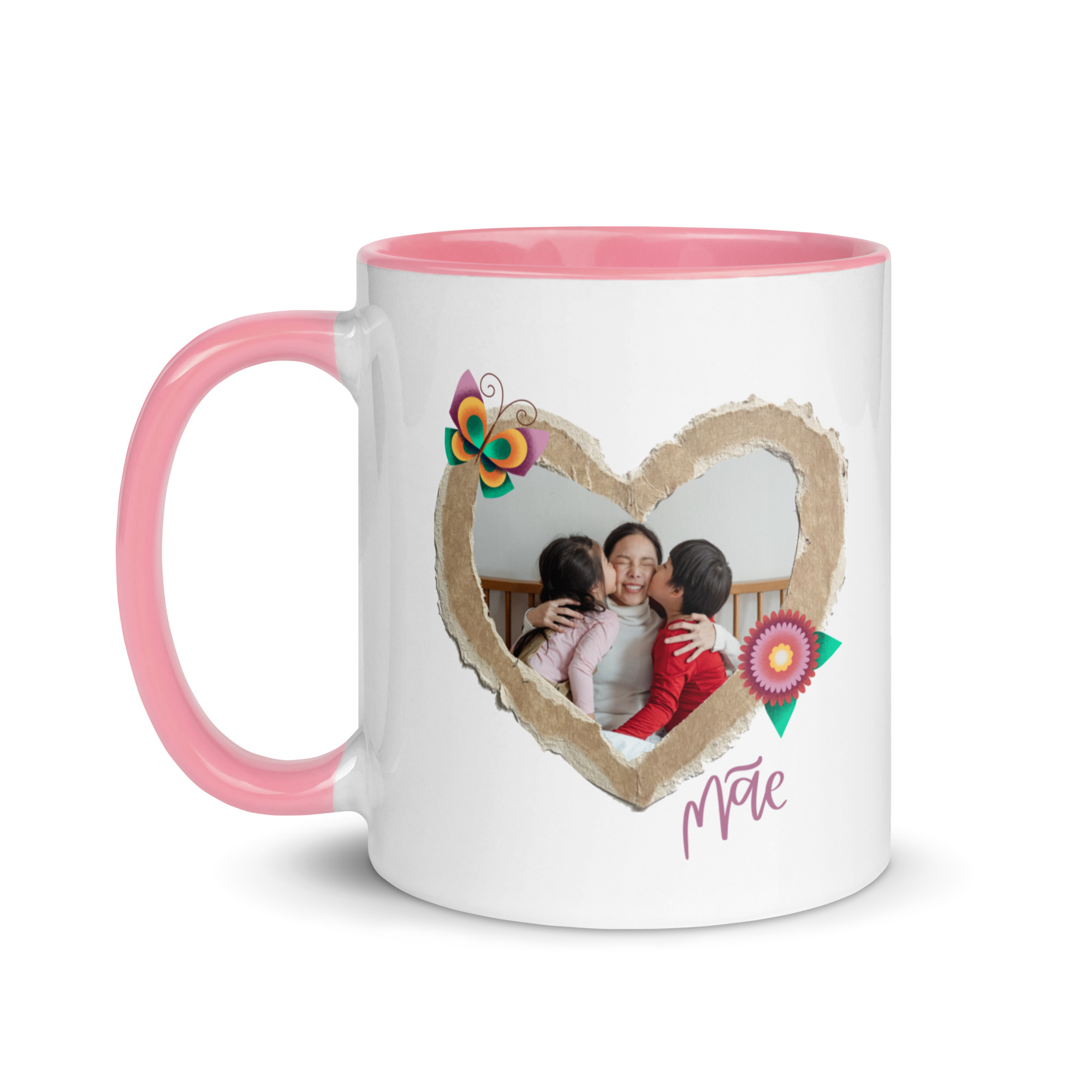 Surpreenda a sua mãe com uma caneca personalizada com foto e nome. Perfeita para o Dia da Mãe, esta caneca de cerâmica é um presente único e cheio de significado. Personalize já!