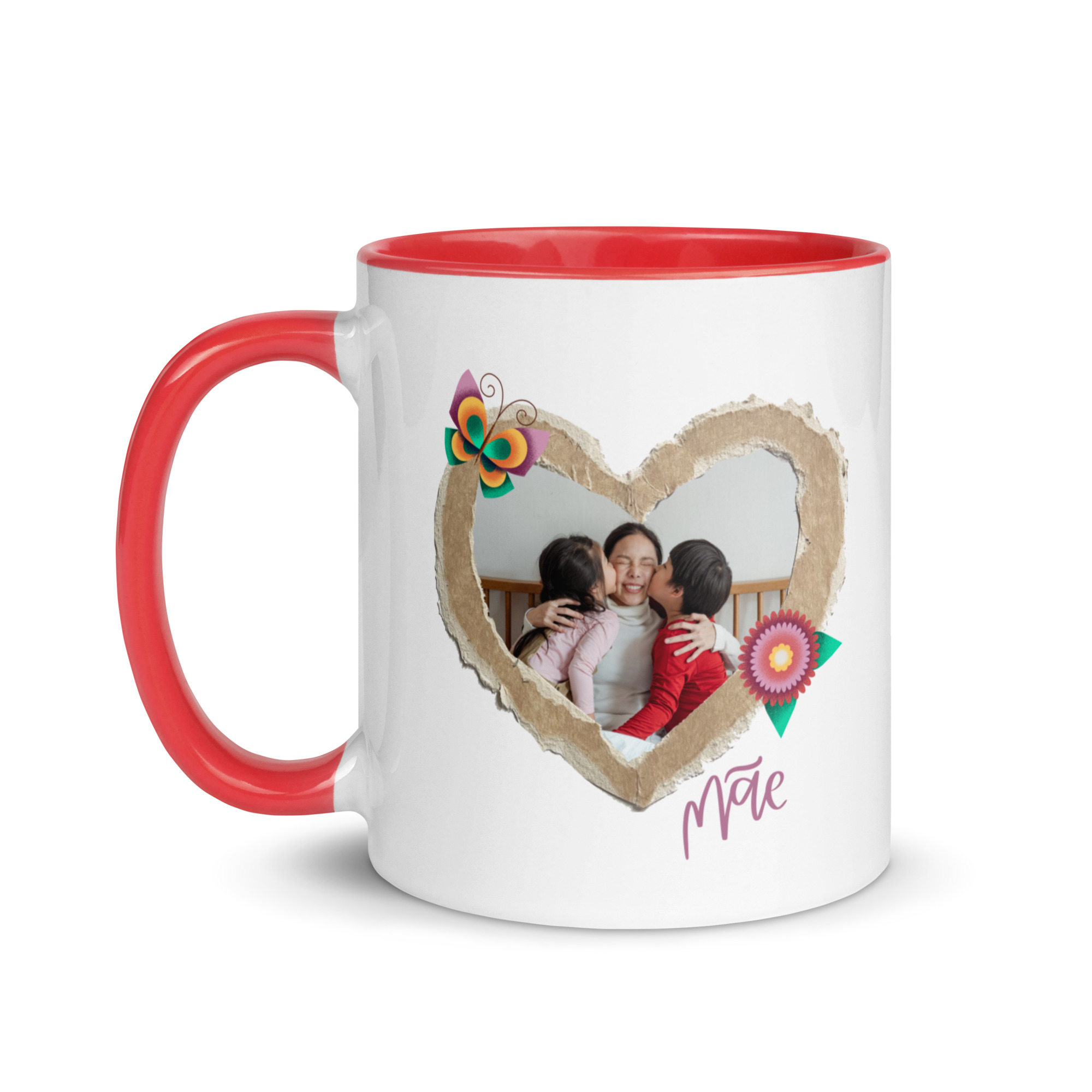 Surpreenda a sua mãe com uma caneca personalizada com foto e nome. Perfeita para o Dia da Mãe, esta caneca de cerâmica é um presente único e cheio de significado. Personalize já!