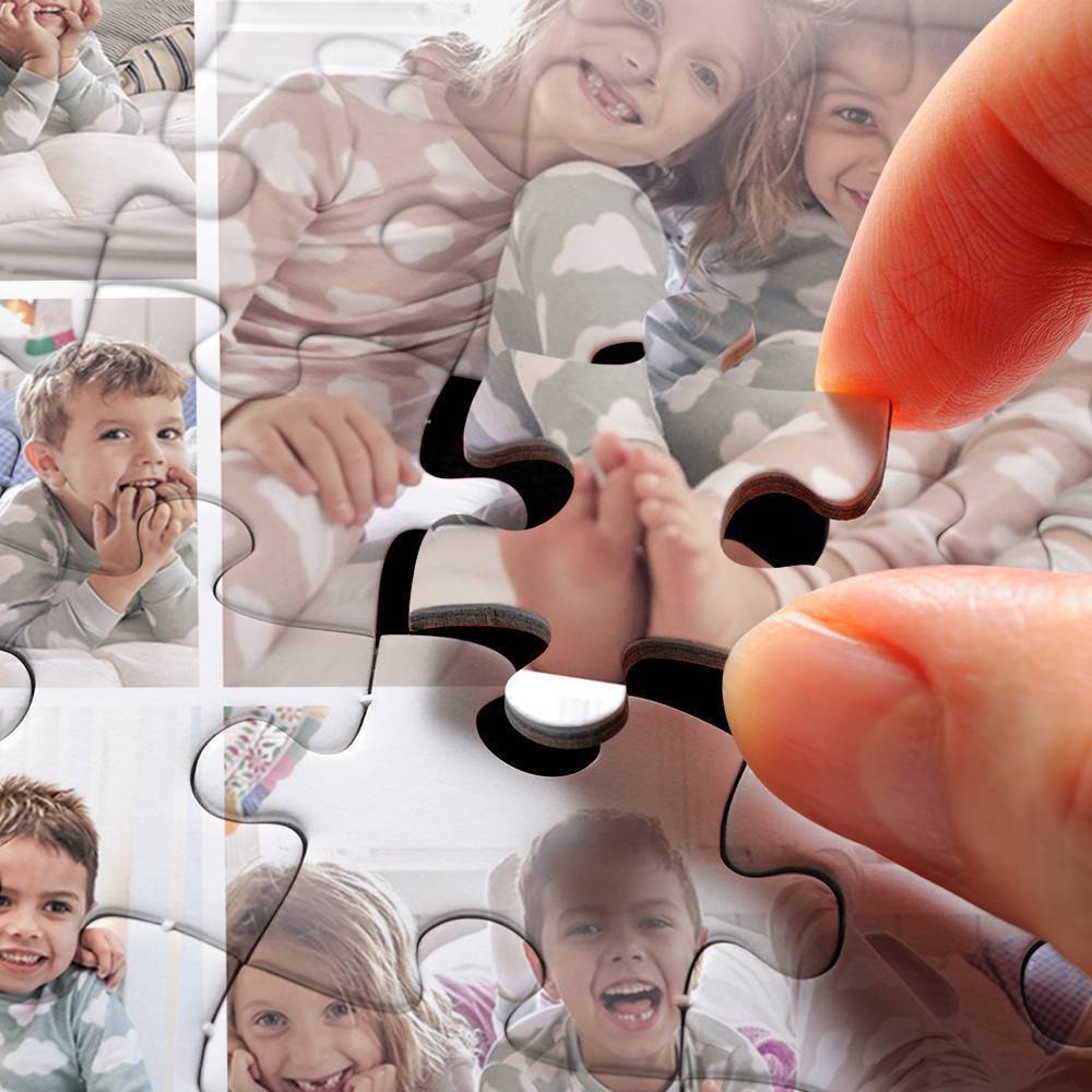Crie um Puzzle Personalizado com 8 Fotos e transforme momentos especiais numa prenda única e divertida. Ideal para surpreender com criatividade — só na Prendas Originais.