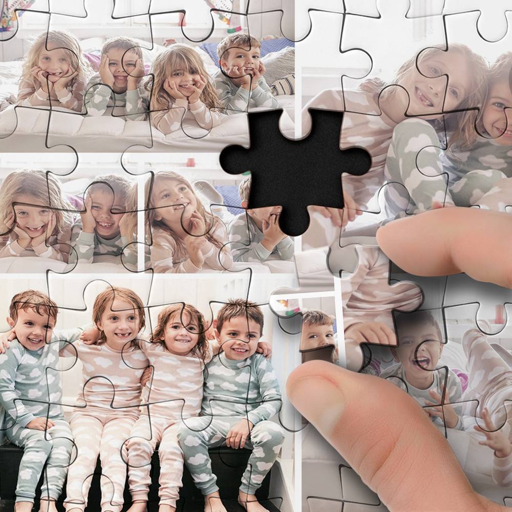 Crie um Puzzle Personalizado com 8 Fotos e transforme momentos especiais numa prenda única e divertida. Ideal para surpreender com criatividade — só na Prendas Originais.