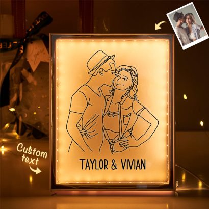 Descobre a Lâmpada Espelho com Foto Personalizada – um presente original e elegante para aniversários, Dia dos Namorados ou datas especiais. Ideal para decorar com emoção.