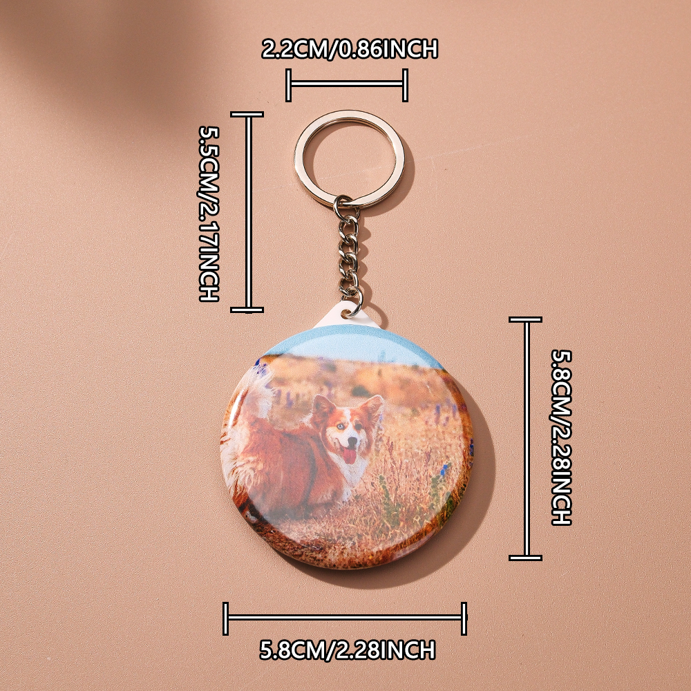 Crie um Porta-Chaves Personalizado com Foto e Espelho único e especial. Um presente original e prático para aniversários, Dia da Mãe, Natal ou Dia dos Namorados.
