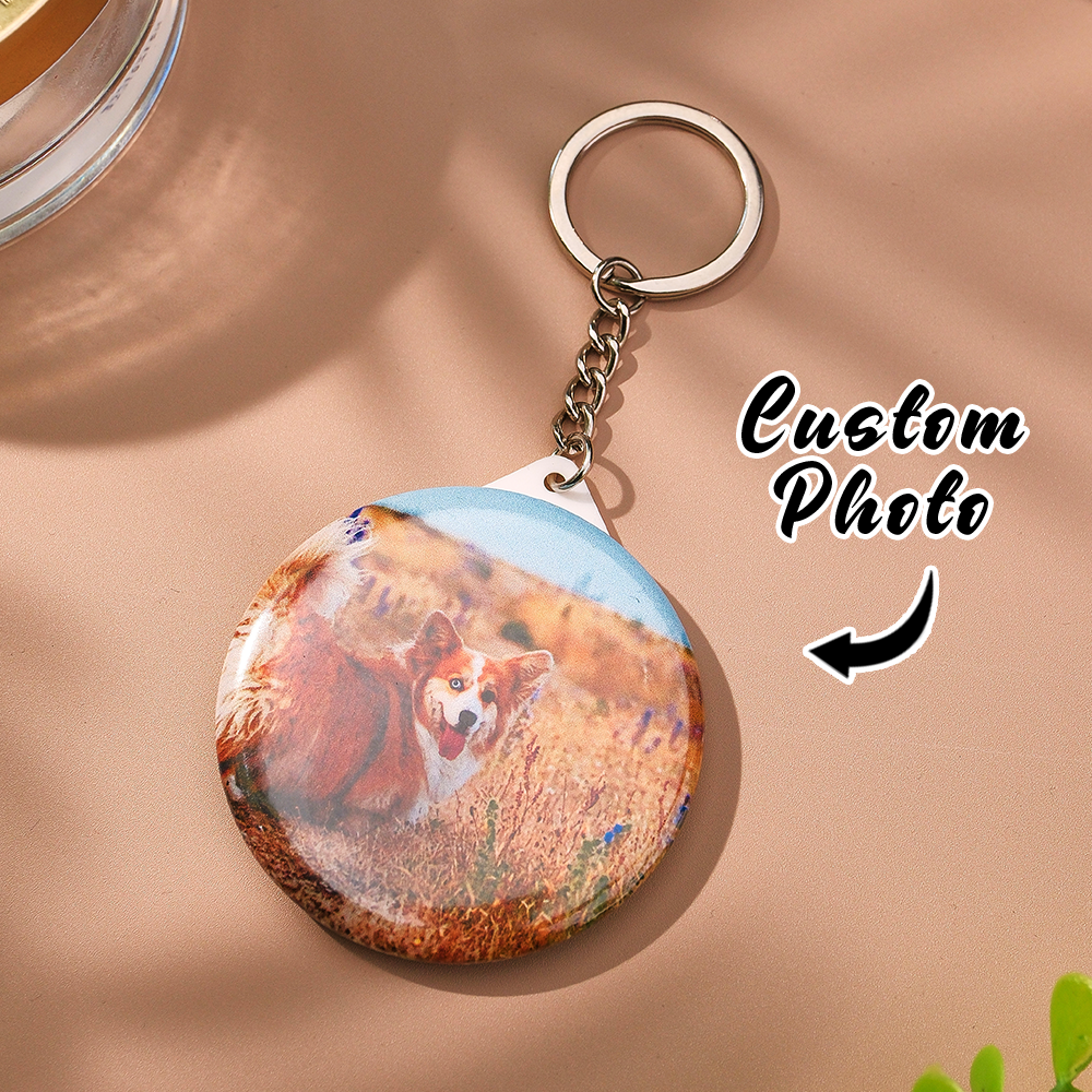 Crie um Porta-Chaves Personalizado com Foto e Espelho único e especial. Um presente original e prático para aniversários, Dia da Mãe, Natal ou Dia dos Namorados.