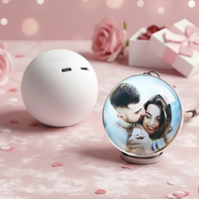Descubra o Globo de Vídeo Personalizado com Foto. Reproduza vídeos, fotografias e música numa recordação única. O presente personalizado perfeito para qualquer ocasião.