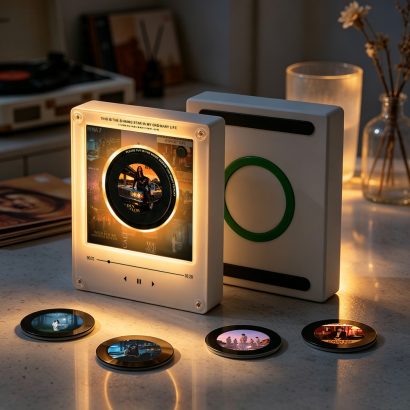 Record Player Personalizado com foto e 9 músicas. Um presente original e cheio de significado para casais, aniversários de casamento, Dia dos Namorados e mais.