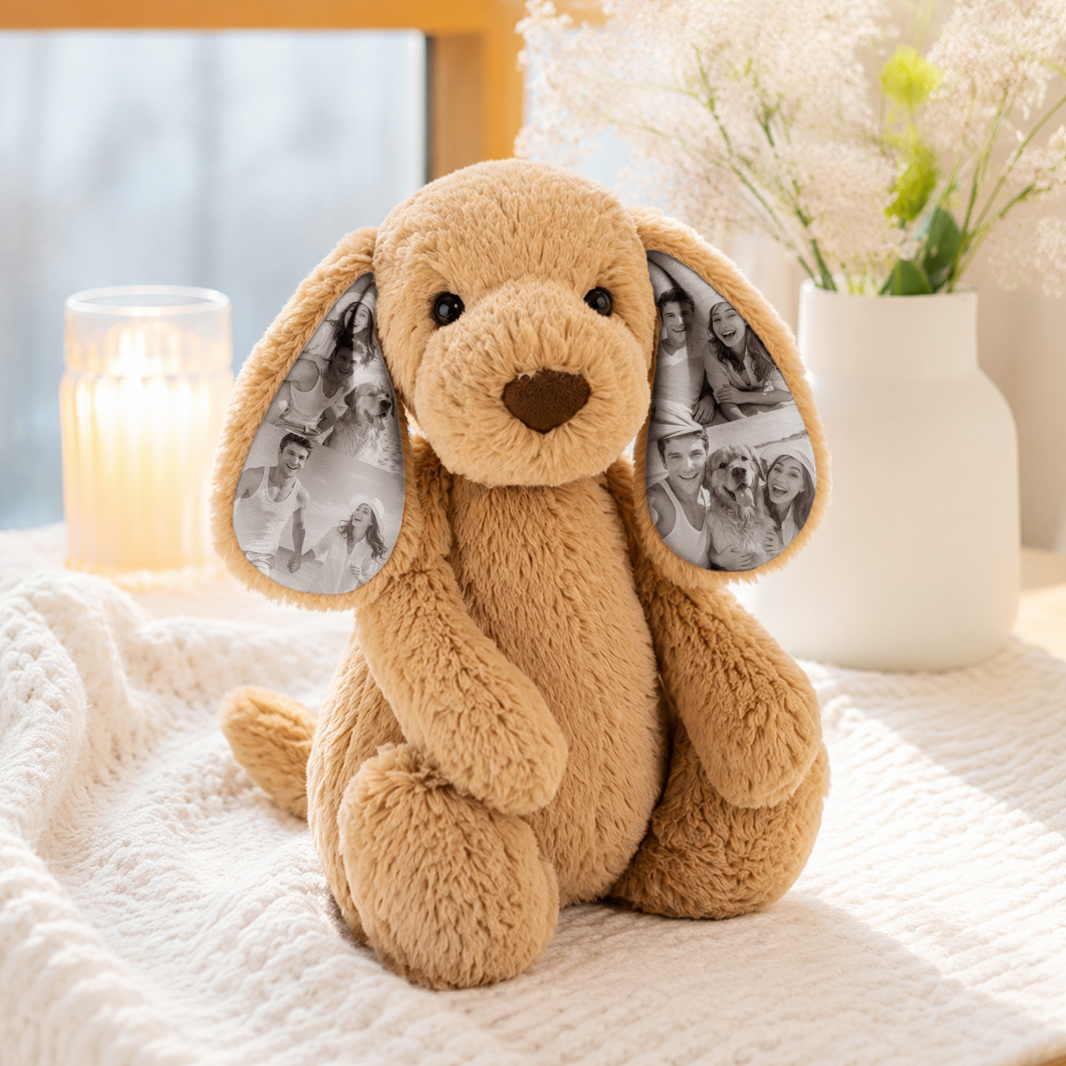 Peluche Cão Personalizado com Fotos